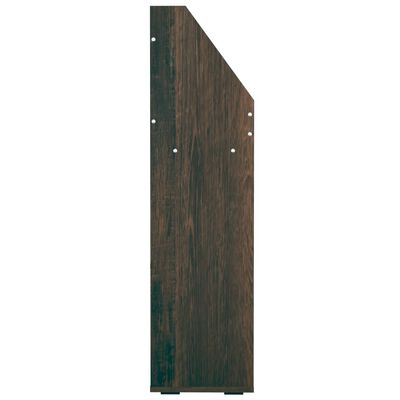vidaXL Children Magazine Rack Smoked Oak 71x30x114 cm Engineered Wood