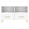 vidaXL TV Cabinet White 80x36x50 cm Engineered Wood