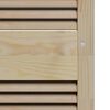 vidaXL Cabinet Door Natural 201 x 2.1 x 39.5 cm Solid Pine Wood