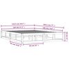 vidaXL Bed Frame without Mattress White 120x190 cm Small Double Solid Wood