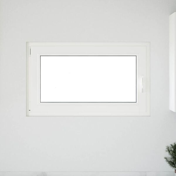 vidaXL Basement Window "RISOR" 100x60 cm Tilt&Turn DIN Left Anthracite