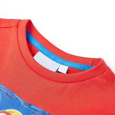 Kids' T-shirt with Short Sleeves Red 92