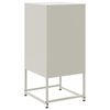 vidaXL Bedside Cabinet White 36x39x78 cm Steel