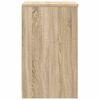vidaXL Garage Storage Cabinet Sonoma Oak 40x51x85 cm Solid Wood Pine