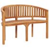 vidaXL 5 Piece Banana Garden Lounge Set Solid Teak Wood