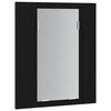 vidaXL LED Bathroom Mirror Cabinet Black Oak 40x12x45 cm Engineered Wood