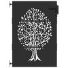 vidaXL Garden Gate 85 x 125 cm Powder-coated steel Black Lockable