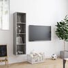 vidaXL Book Cabinet/TV Cabinet Concrete Grey 143x30x36 cm