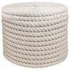 vidaXL Jute Rope 24 mm White 100% Tossa jute