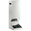 vidaXL Deer Feeder Silver 28 x 30 x 80 cm 3 kg Galvanised Steel