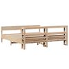 vidaXL Bed Frame without Mattress 200x200 cm Solid Wood Pine