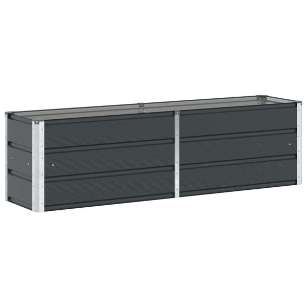 vidaXL Planter Anthracite 160 x 40 x 45 cm Steel