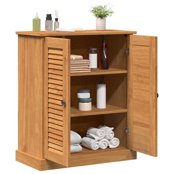 vidaXL Bathroom Cabinet VIGO Brown and Honey Brown 68 x 34 x 80 cm