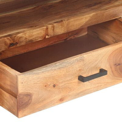 vidaXL TV Cabinet 120x35x45 cm Solid Wood with Honey Finish