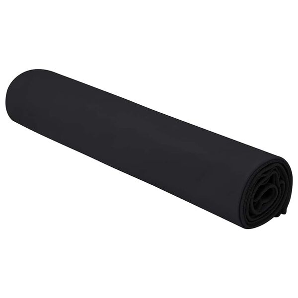 vidaXL Sports Towels 2 pcs Black 140 x 70 cm Polyester and polyamide