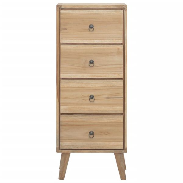 vidaXL Chest of Drawers 40x30x100 cm Solid Wood Teak
