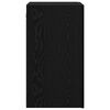 vidaXL Wall TV Cabinet Black Oak 30.5 x 30 x 60 cm Engineered Wood