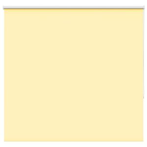 vidaXL Roller Blind Blackout Yellow 165x130 cm Fabric Width 161.6 cm Polyester
