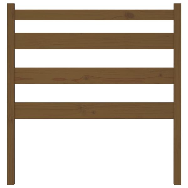 vidaXL Bed Headboard Honey Brown 96x4x100 cm Solid Wood Pine