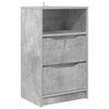 vidaXL Bedside Table Concrete Grey 40 x 30 x 467 cm Engineered Wood