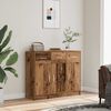 vidaXL Sideboard Old Wood 91x28x75 cm Engineered Wood