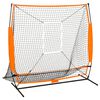 vidaXL Multisport Baseball Practice Net Black 174x76x158.5 cm