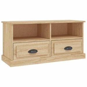 vidaXL TV Cabinet Sonoma Oak 93x35,5x45 cm Engineered Wood