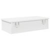 vidaXL Wall Shelf with Drawers White 60x28x15 cm Engineered Wood
