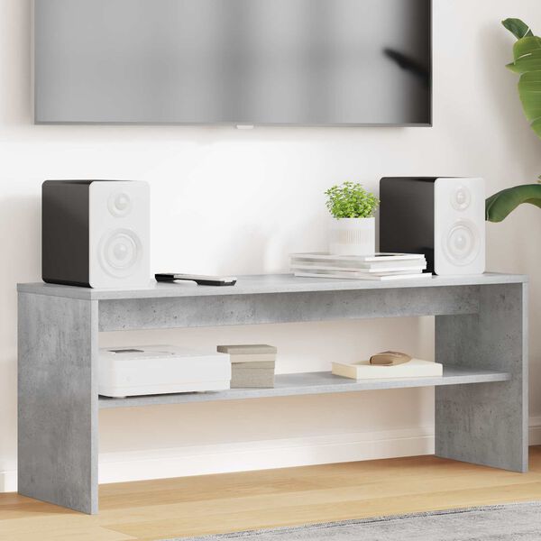 vidaXL TV Cabinet Concrete Grey 100 x 30 x 40 cm Engineered Wood