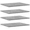 vidaXL Bookshelf Boards 8 pcs Concrete Grey 40x50x1.5 cm Engineered Wood