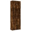 vidaXL Highboard Smoked Oak 80x42.5x249 cm Engineered Wood