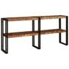 vidaXL Console Table Multicolour 160 x 33 x 75 cm Solid Reclaim Wood
