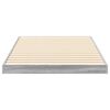 vidaXL Floor Bed Frame Grey Sonoma 76.5 x 200 cm Engineered Wood