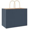 vidaXL Paper Bags 50 pcs with Handles Blue 32x17x25 cm