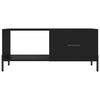 vidaXL Coffee Table Black 90x50x40 cm Engineered Wood