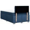 vidaXL Box Spring Bed with Mattress Blue 120x200 cm Fabric