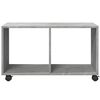 vidaXL&nbsp;Rolling&nbsp;Cabinet&nbsp;Concrete Grey 72x33x42.5 cm Engineered Wood