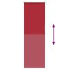 vidaXL Roller Blind Blackout Red 40x130 cm Fabric Width 35.7 cm Polyester