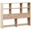 vidaXL Bookcase Bed without Mattress 120x200 cm Solid Wood Pine