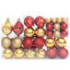 vidaXL 108 Piece Christmas Bauble Set Gold and Red