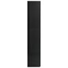 vidaXL Storage Cabinet High Gloss Black 80x35.5x180 cm Engineered Wood