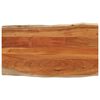 vidaXL Table Top 100x60x3.8 cm Rectangular&nbsp;Solid Wood Acacia Live Edge