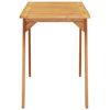 vidaXL Garden Dining Table 110x56x75 cm Solid Wood Acacia