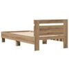 vidaXL Bed Frame Artisan Oak 193 x 95 x 88 cm Engineered Wood