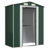 vidaXL Garden Shed Green 192x108x223 cm Galvanised Steel