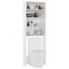 vidaXL Washing Machine Cabinet White 64x24x190 cm