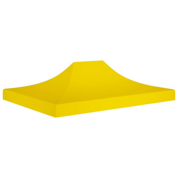 vidaXL Party Tent Roof 4.5x3 m Yellow 270 g/m²