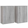vidaXL Sideboards 2 pcs Grey Sonoma 60x31x84 cm Engineered Wood