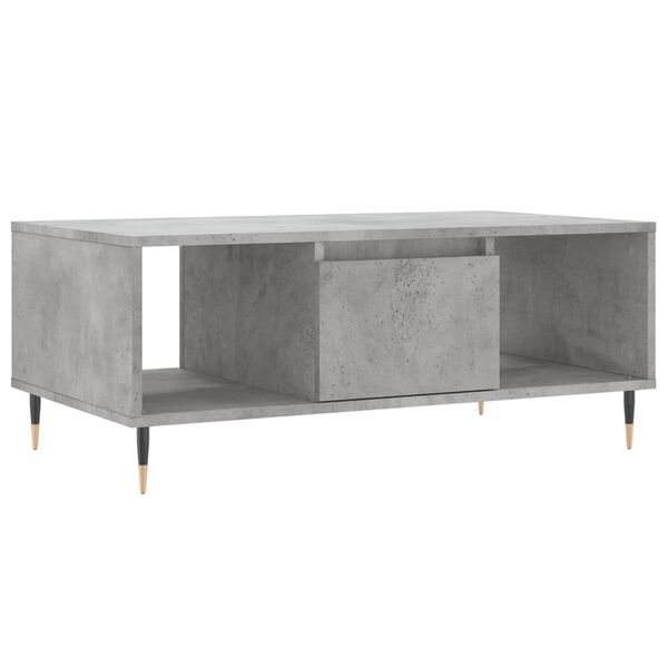 vidaXL Coffee Table Concrete Grey 90x50x36.5 cm Engineered Wood