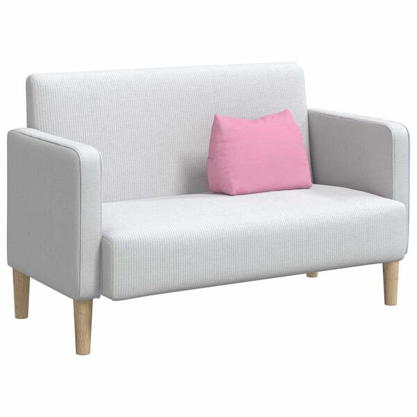 vidaXL Back Pillow Pink 45 x 20 x 35 cm Fabric